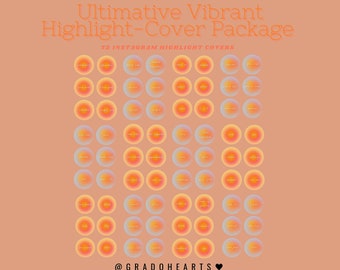 Ultimate Instagram Story Highlight Covers | free personalization | Vibrant Colors | Business Covers | Social media growth