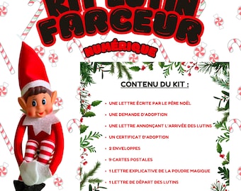 Santa&#39;s Elves Adoption Kit – Printable PDF