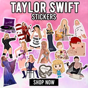 Pack Exclusif Stickers ! - Chanteuse Incontournable 2024 : Taylor