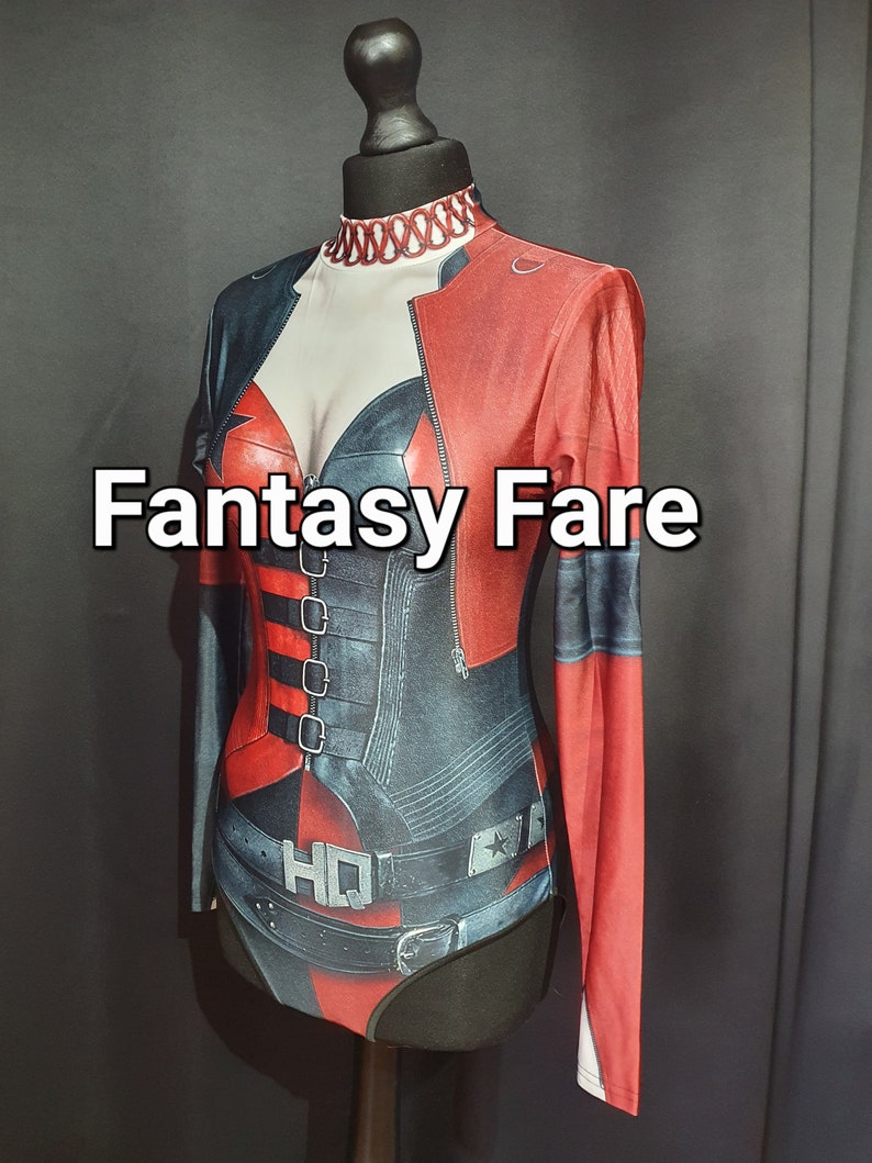 3D Suicide Squad Harley Quinn Fancy Dress /drag/halloween/ Stage Wear