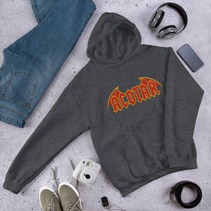 ACOTAR Bat Wings Hoodie | Fantasy Bookish Pullover | ACOTAR Inspired Hoody | Sarah J Maas Fan Gift | Dark Fantasy Reader Sweatshirt