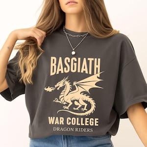 Basgiath War College Dragon Rider T-Shirt - Fourth Wing Fantasy Tee
