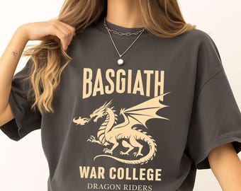 Basgiath War College Dragon Rider T-Shirt - Fourth Wing Fantasy Tee