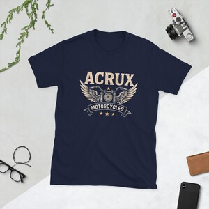 Acrux Motorcycles Tee - Darius Acrux Inspired Shirt - Zodiac Academy Fan Gift - Winged Bike Graphic - Dark Fantasy Book Merch
