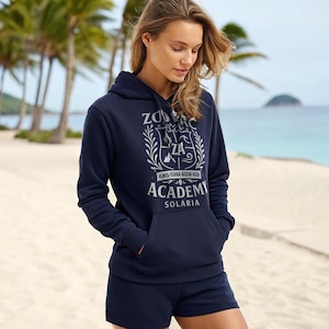 Zodiac Academy Coat of Arms Hoodie - Elemental Solaria Crest - Fae Fantasy Bookish Gift - Magic Hoodie - S-3XL