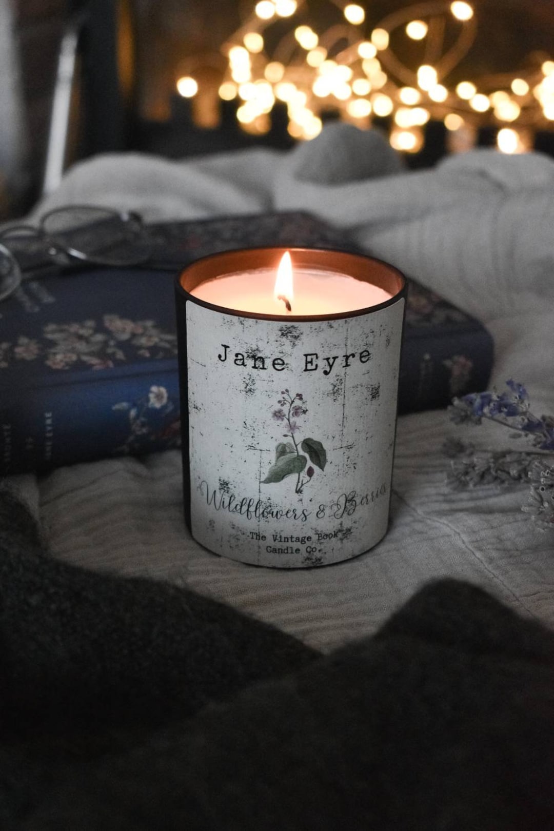 Jane Eyre Candle Inspired by the Classic Charlotte Bronte Etsy