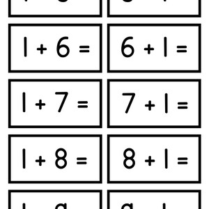 Mathematics! Addition! Subtraction! Flashcards! Bundle! Elementary School! Kindergarten! First Grade! Homeschool! Learning! Math activities! image 2