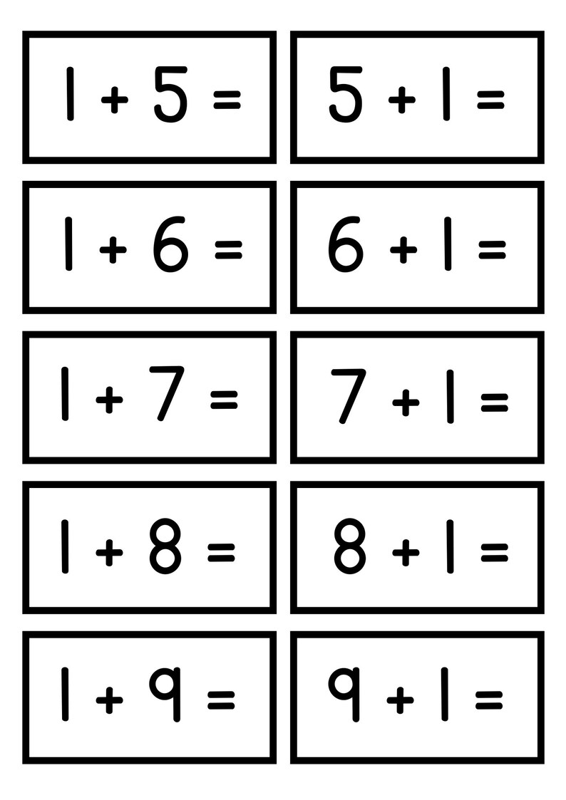 Mathematics! Addition! Subtraction! Flashcards! Bundle! Elementary School! Kindergarten! First Grade! Homeschool! Learning! Math activities! image 2