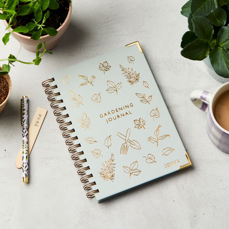 Personalised Gardening Journal Gardening Planner Gardening Organiser Gifts for Gardeners Garden Tools Garden Record Book image 4