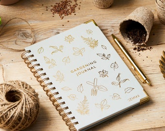 Personalised Gardening Journal - Gardening Planner - Gardening Organiser - Gifts for Gardeners - Garden Tools - Garden Record Book