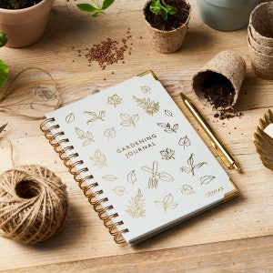 Personalised Gardening Journal Gardening Planner Gardening Organiser Gifts for Gardeners Garden Tools Garden Record Book image 6