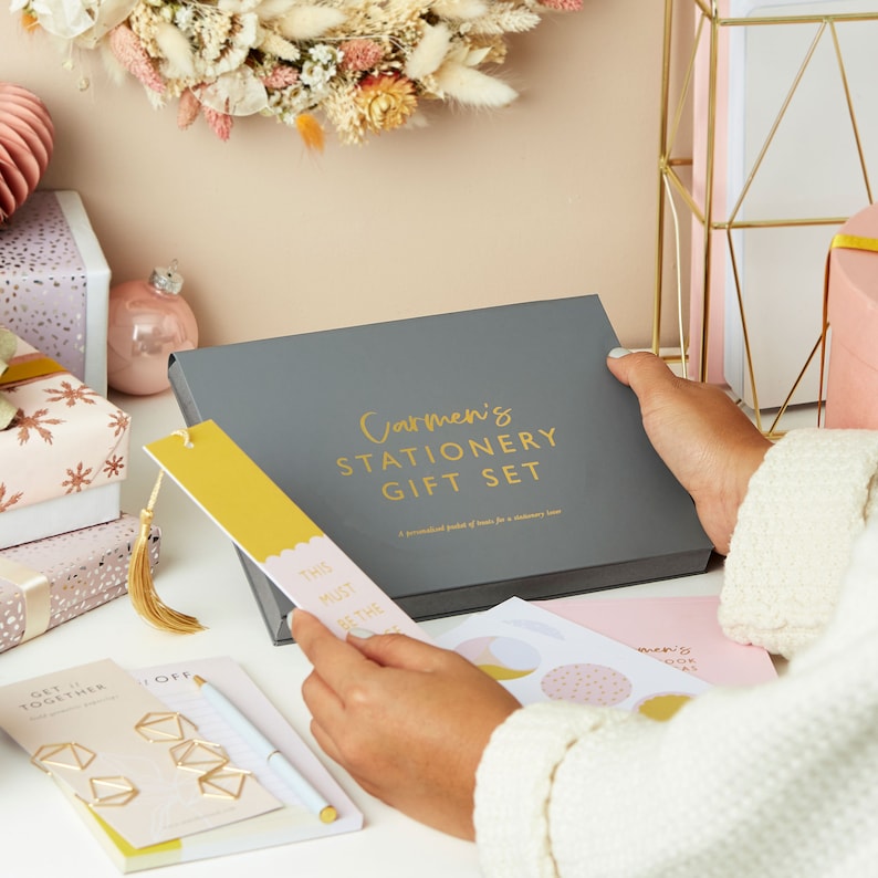 Personalised Stationery Gift Set Stationery Gifts Etsy