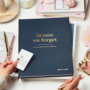 In Case We Forget Memory Book - Memorial Book - Memories Book Gift - Memory Book - *US Tariff Covered*