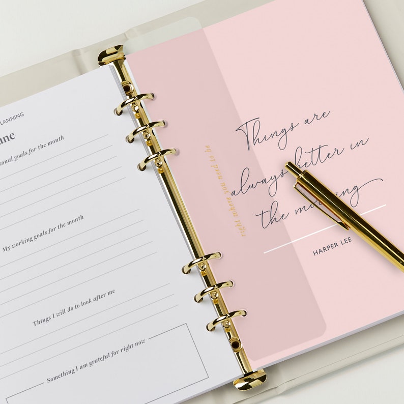 Personalised My Organised Life Planner Lifestyle Planner Best Daily Planners Organisers And Diaries image 6