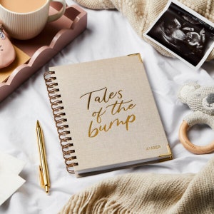 Personalised Pregnancy Journal - Pregnancy Planner - Pregnancy Journals - Pregnancy Gift - Pregnancy Record Book - Pregnancy Organiser