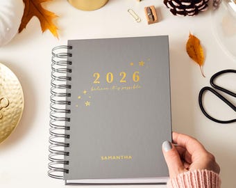 Personalized 2026 Daily Diary: A5 Day-Per-Page Planner