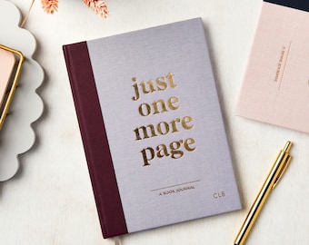 Personalized Reading Journal - Book Journal - Book Tracker - Book Rating Journal - Book Review Journal - Book Gift - *US Tariffs Included*
