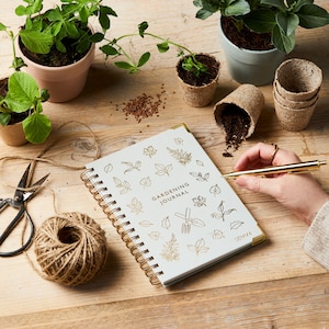 Personalised Gardening Journal Gardening Planner Gardening Organiser Gifts for Gardeners Garden Tools Garden Record Book image 3