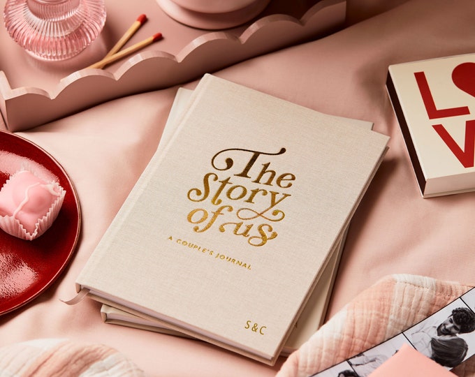 Personalized Couple's Memory Journal – Anniversary Gift -  Couple's Memory Book  - Relationship Journal *US Tariffs Included*