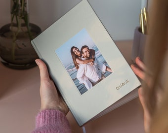 Personalised Luxury Hardback Photo Notebook - Photo Notebooks - Image Book - Photo Book - Gift for couples - Anniversary Gifts