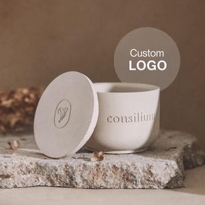 Anpassad formdesign | Logotypanpassning | Personliga silikonformar | Anpassad ljusform i betong | Din design graverad på kärl eller lock