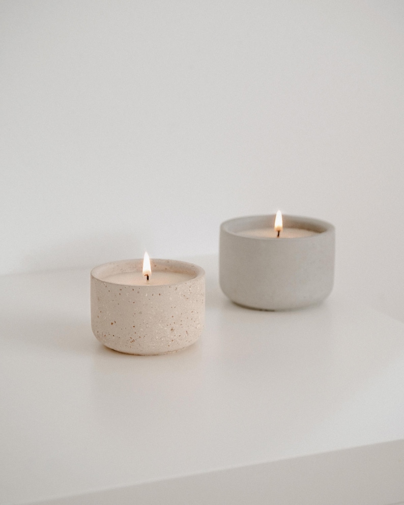 ORIA JAR S | 120 ml / 4 oz Candle Vessel Silicone Mould | Concrete Mold | 3 Inch Candle Jar | Planter Mold for Concrete & Jesmonite image 4