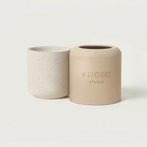 ORIA VESSEL M-TALL 450ml / 16oz Jar Silicone Mold | Concrete Mould | Concrete Cylinder Vase | Planter Mold | Concrete & Jesmonite