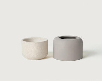 ORIA JAR S | 120 ml / 4 oz Candle Vessel Silicone Mould | Concrete Mold | 3 Inch Candle Jar | Planter Mold for Concrete & Jesmonite