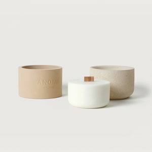 REFILL M | 240 ml / 8 oz Candle Refill Mould | Refill Mold for Oria and Nola Medium Jars | Wax Refill for Candle Holder