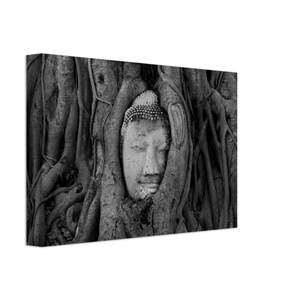 Tela di Buddha, arte murale Zen, stampa su tela di fotografia di viaggio, collezione di arte murale asiatica, disponibile in 10 diverse misure e dimensioni