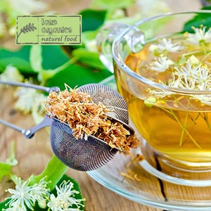 Linden Flower, Herbal Tea  Linden Blossom Herb for Tea, Dried Organic Linden Flower, Natural herbs, Tilia, Loose Leaves