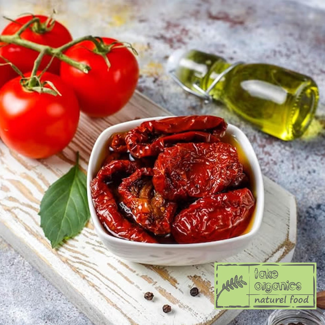 Dry Tomato Organic Sun Dried Tomatoes Natural Product Vegan Etsy