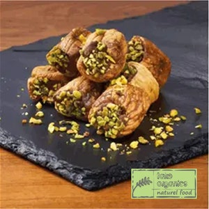 Figues séchées au chocolat avec tahini, figues séchées au soleil biologiques, saines, naturelles, nouvelles cultures, sans gluten, végétaliennes