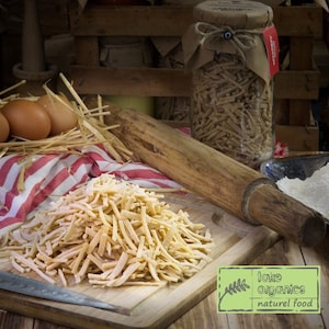 Turkish Homemade Noodles, Handmade Noodle, Homemade Fettuchini , Erishte , Eriste,Turkish Pasta, 400 gr