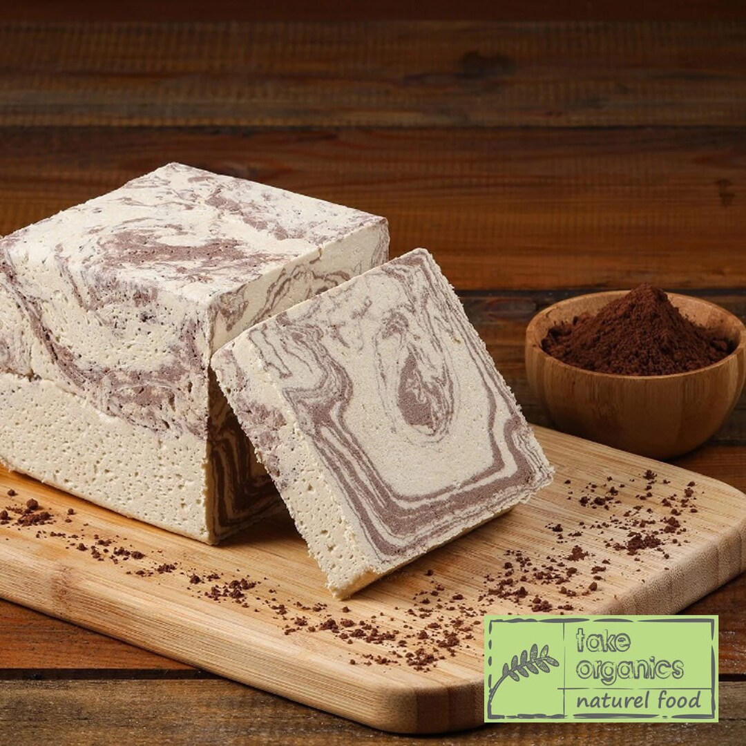 Traditional Halva With Cacao, Sesame Tahini Halva, Gourmet Taste of