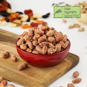 Organic Premium Quality Roasted and Salted Turkish Peanuts,Groundnuts,Natural Peanuts,Healthy,Vegan,Gluten-Free, Snack