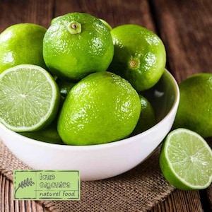 Fresh Key Lime , Natural, Organic Key Lime Fruit , 3 pcs -FREE SHIPPING