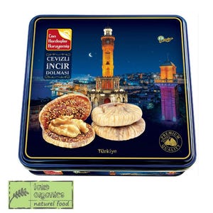 Stuffed Figs with Walnuts, Natural Flavor Snack, 500 gr