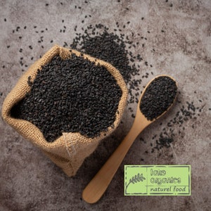 Organic Black Cumin Seed, Nigella Sativa, Kalonji, Nigella Seed, Black Seed, Black Caraway, Black Cumin, Love in a mist