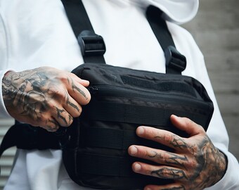 Chest bag OGONPUSHKA Chest black