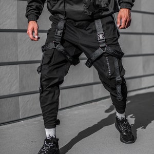 Men's cargo pants OGONPUSHKA Combo black