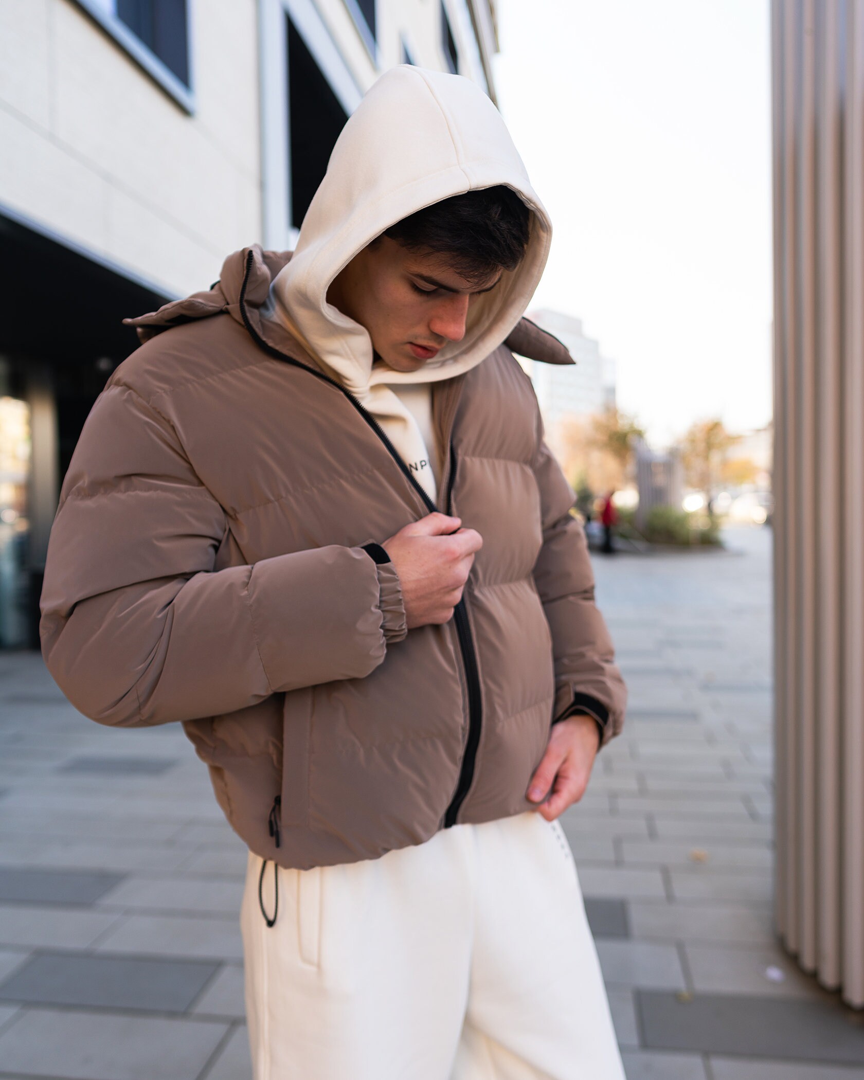 Silk Puffer Jacket - Etsy