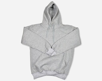 Gray Pullover Hoodie , Unisex Hoodie, Casual Fleece Hoodie, Men&#39;s Fleece Hoodie