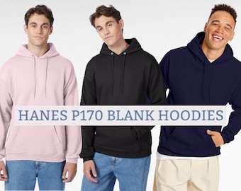 Hanes Blank Unisex Hoodies, Plain Unisex Hoodies, Soft Plain Hoodie, Craft Hoodies