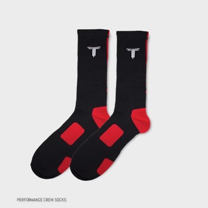 Crew Socks Cushioned Unisex Dri Fit Material Size Large (US 8-11)
