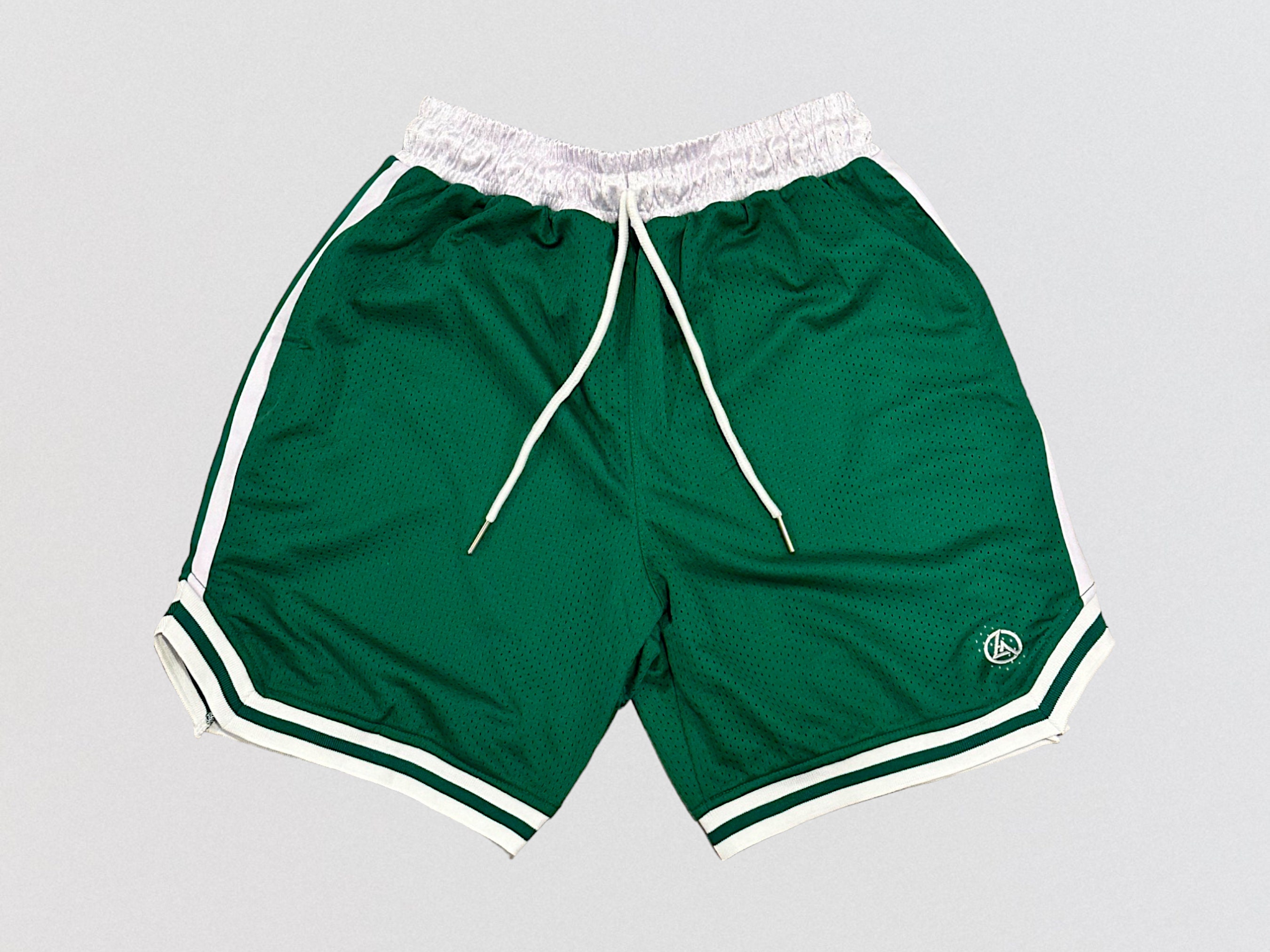 Green Mesh Basketball Shorts 5 Inch Inseam Shorts With Pockets Running and Fitness Shorts Etsy