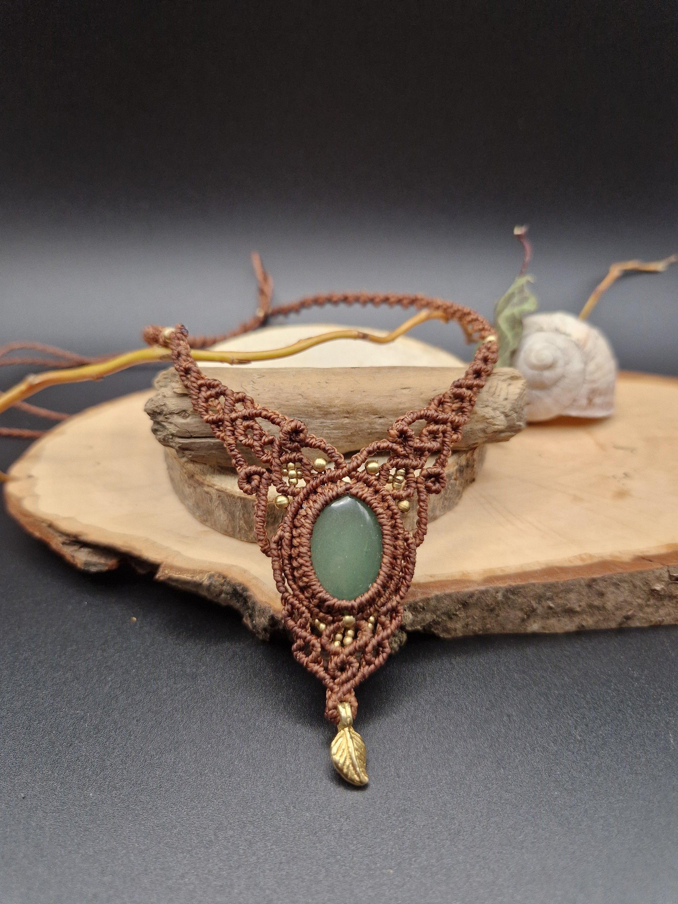 Collana Fatta a mano con pietre dure - Donna - Accessori - di handm... | su MissHobby