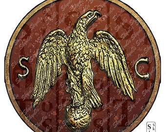 ROME - Ancient Faction Emblem & Symbol - Digital Printable Logo