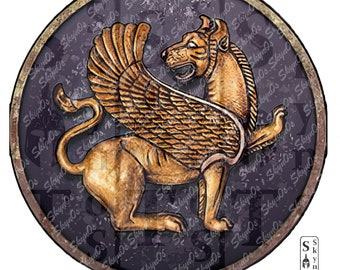 PERSIA - Ancient Faction Emblem & Symbol - Digital Printable Logo