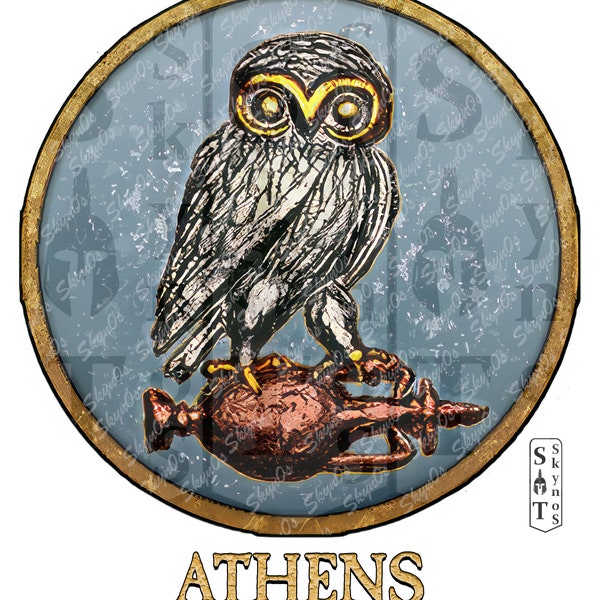 ATHENS - Ancient Faction Emblem & Symbol - Digital Printable Logo